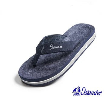 Islander Original Sandals (Slip-ons) - Navy Blue Gray