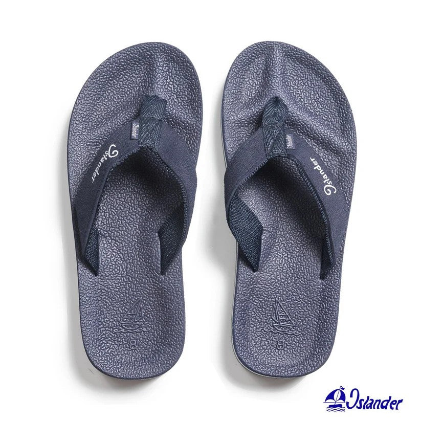 Islander Original Sandals (Slip-ons) - Navy Blue Gray