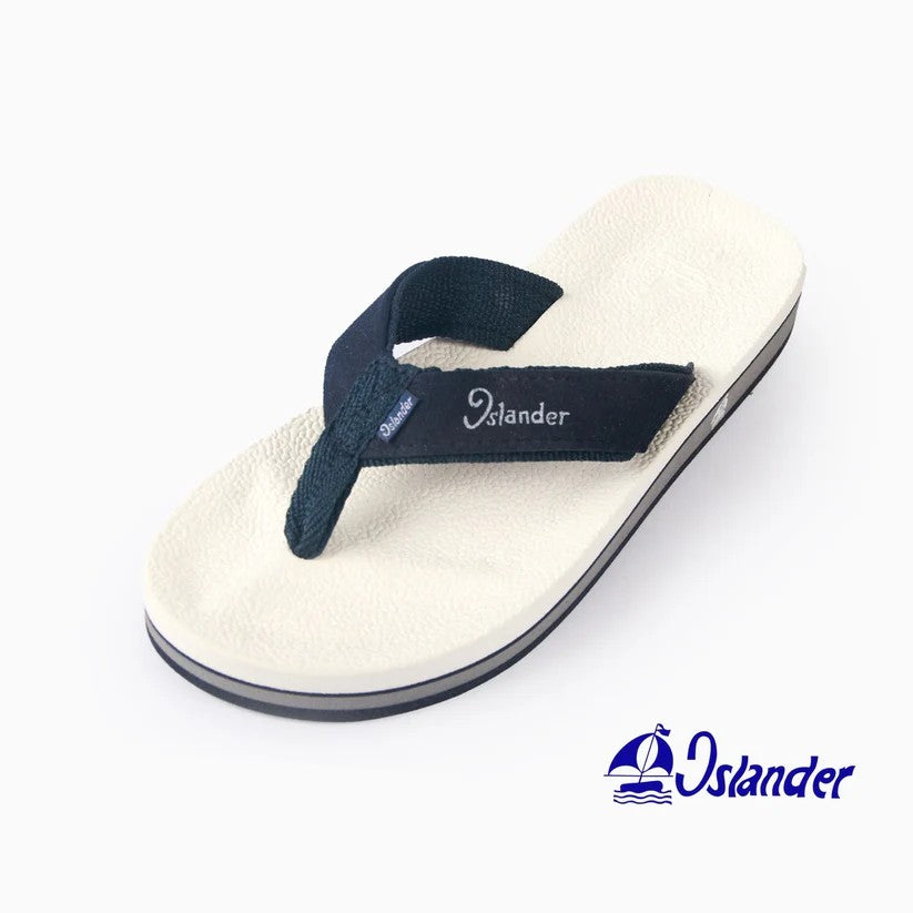 Islander Original Sandals (Slip-ons) - Blue & White