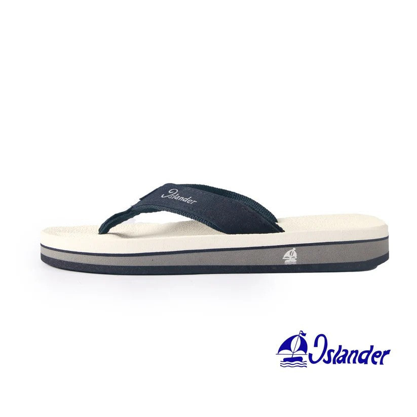 Islander Original Sandals (Slip-ons) - Blue & White